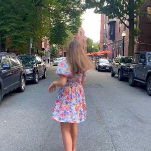 Aqua by Bloomingdale’s Floral Dress